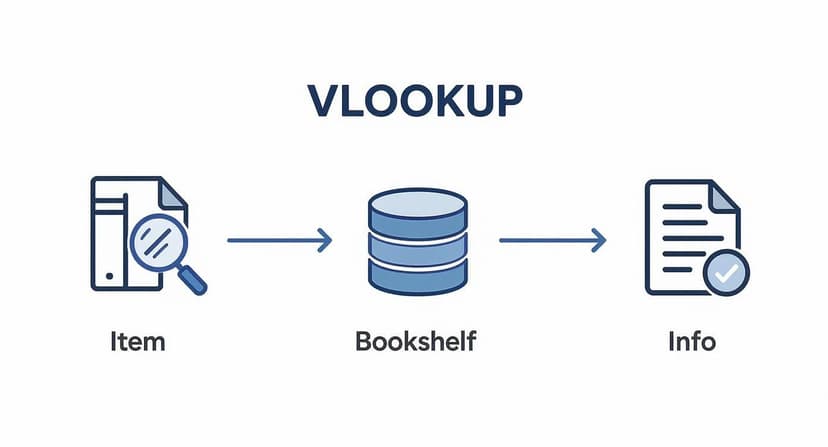 Infographic about what is vlookup in excel