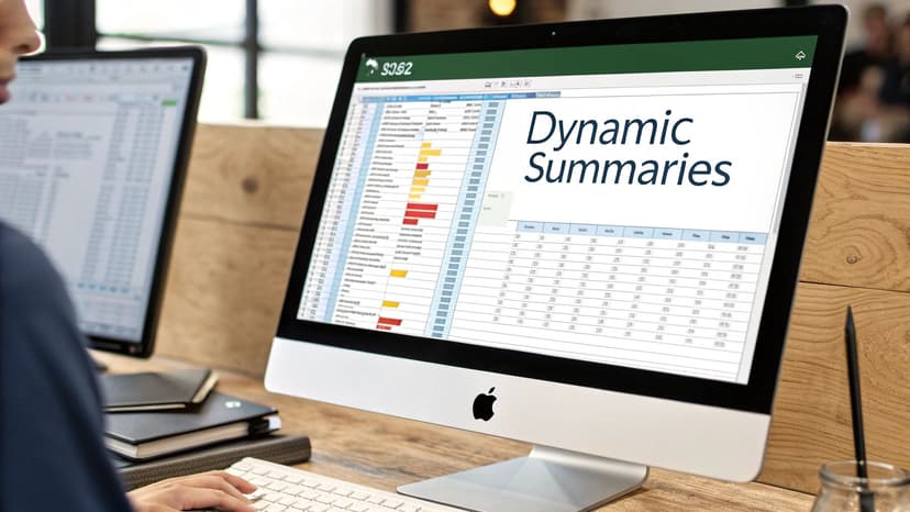 Master PivotTables for Dynamic Data Summarization