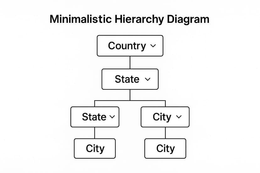Infographic showing key data about Dependent/Cascading Dropdown Validation