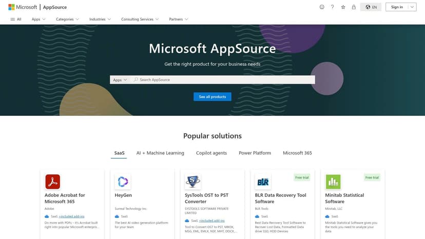 Microsoft AppSource – Power Automate Apps and Connectors Marketplace